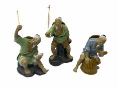 Three ceramic figures