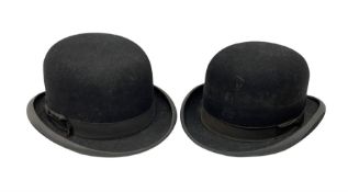 Two bowler hats by Dunn & Co