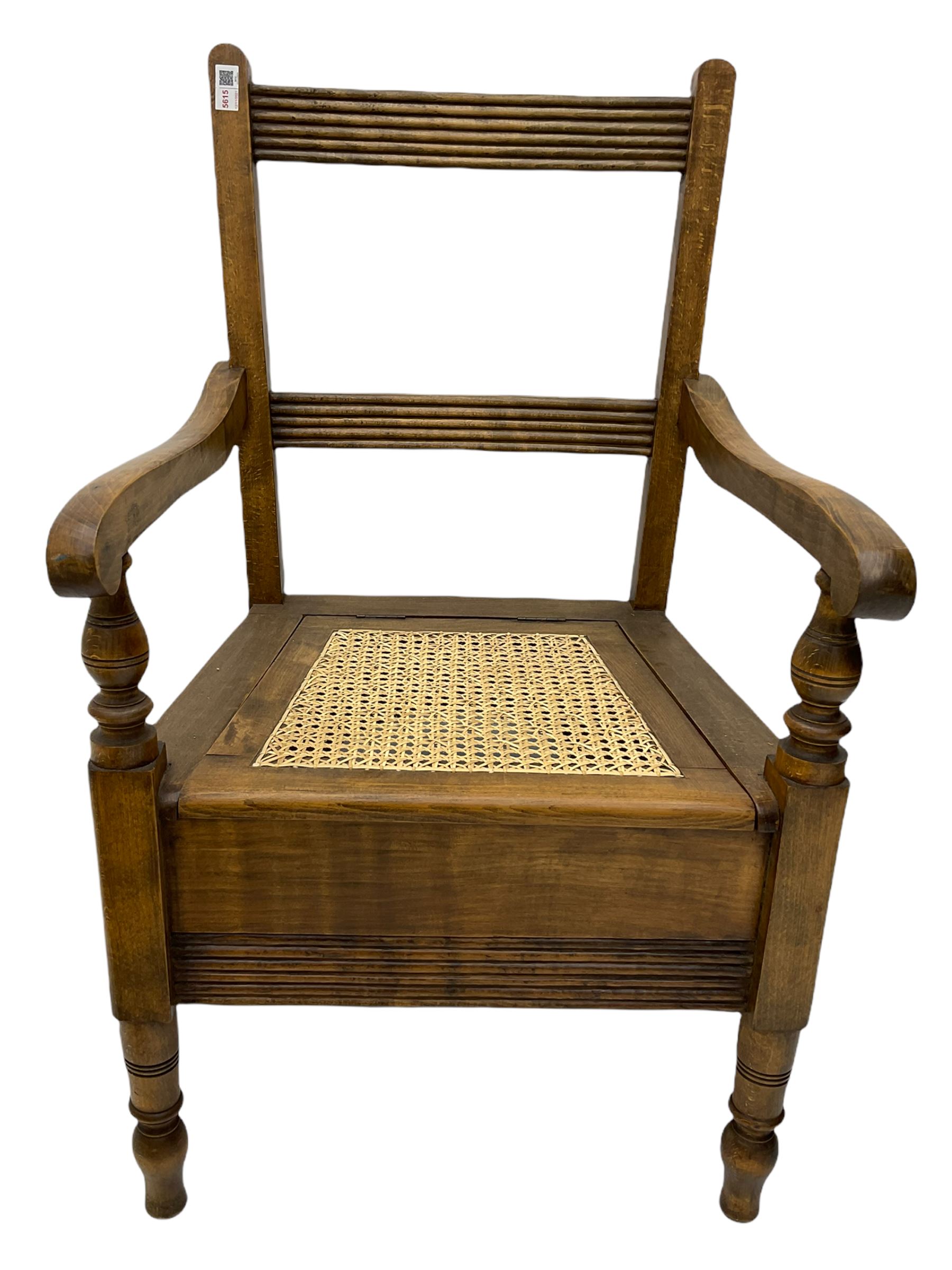 Early 20th century commode chair - Image 2 of 7