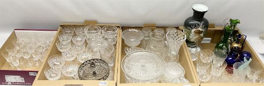 Large quantity of Victorian and later glassware