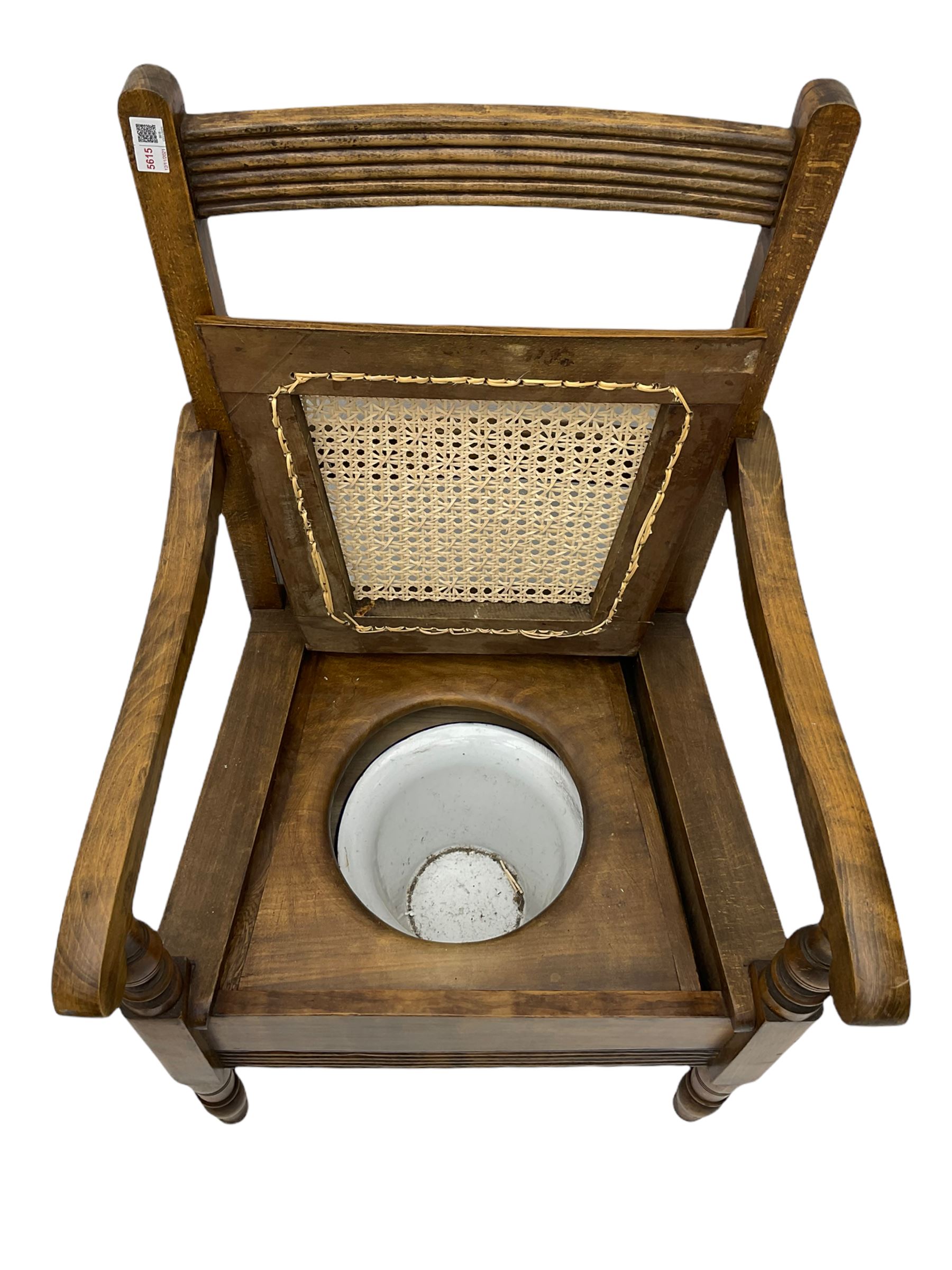 Early 20th century commode chair - Image 6 of 7