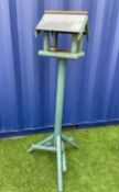 Painted bird table - THIS LOT IS TO BE COLLECTED BY APPOINTMENT FROM DUGGLEBY STORAGE