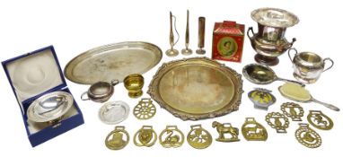 Assorted silver plate