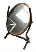 Mahogany framed dressing table mirror