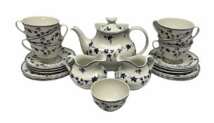 Royal Doulton York Town pattern tea wares