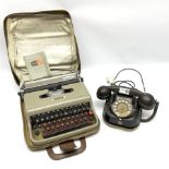 Vintage black telephone
