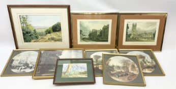 Selection of framed prints