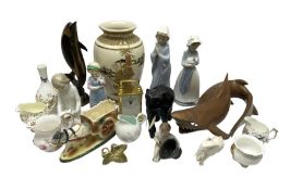 Collection of ornaments and vases