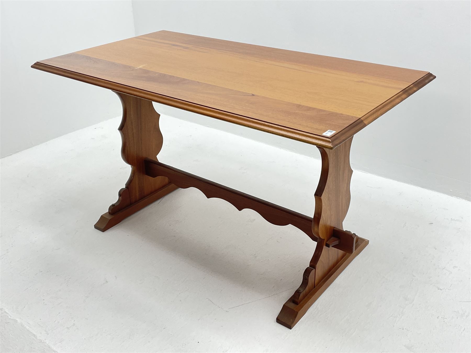 Late 20th century teak table - Image 2 of 3