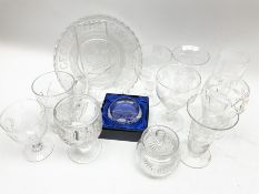 A collection of royal commemorative glass
