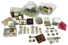 Great British and World coins including pre-decimal pennies