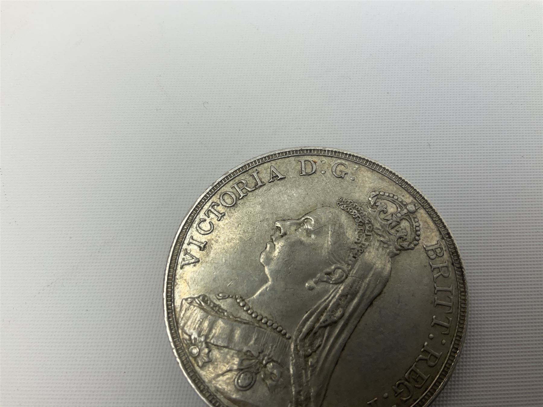 Queen Victoria 1889 crown coin - Image 2 of 9