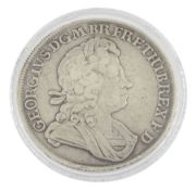 George I 1716 crown coin