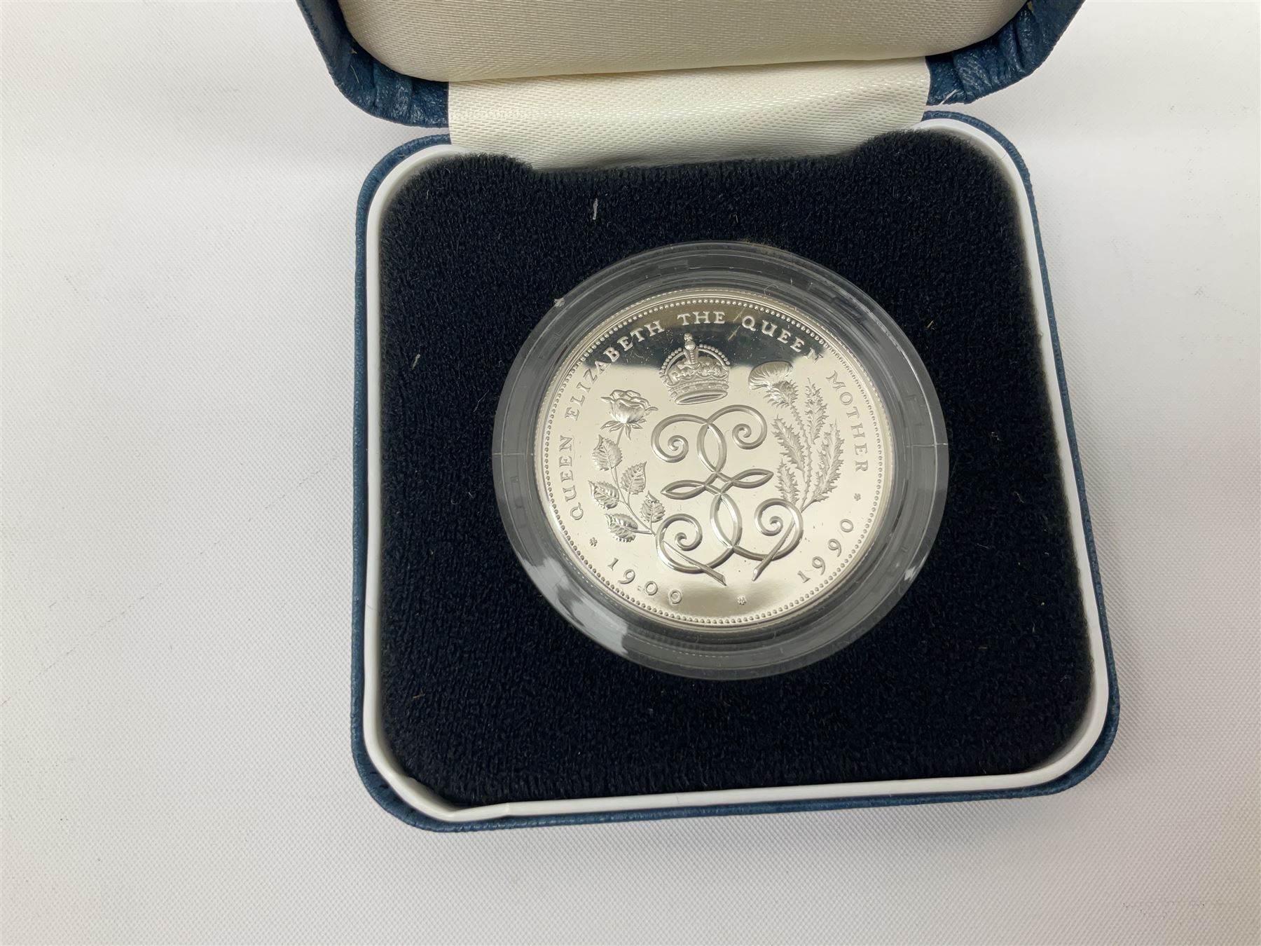 Four The Royal Mint United Kingdom silver proof coins - Image 2 of 9