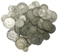 Approximately 480 grams of pre 1947 Great British silver coins