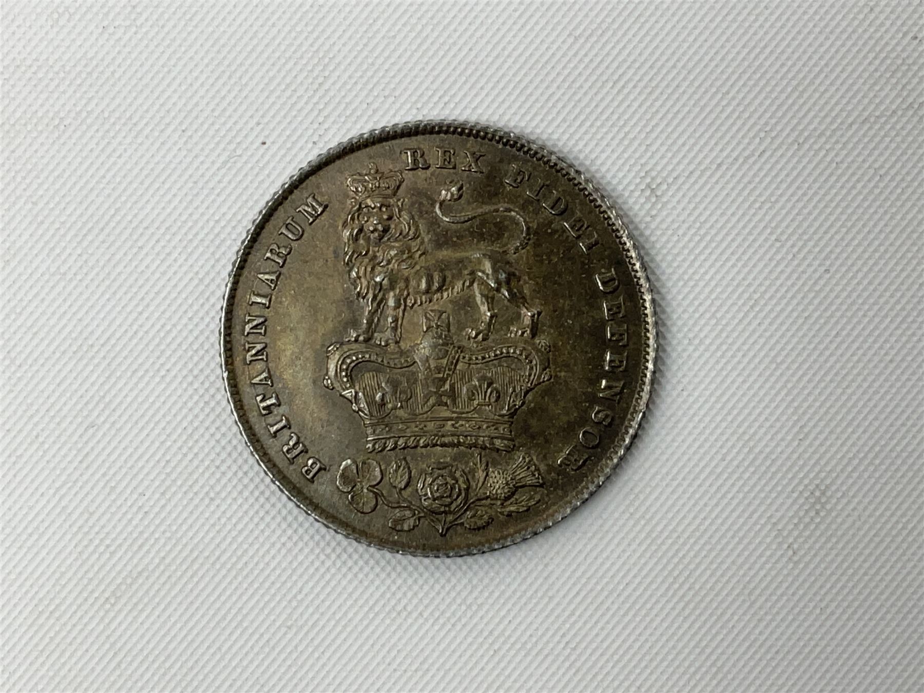 King George IV 1826 shilling coin - Image 5 of 6