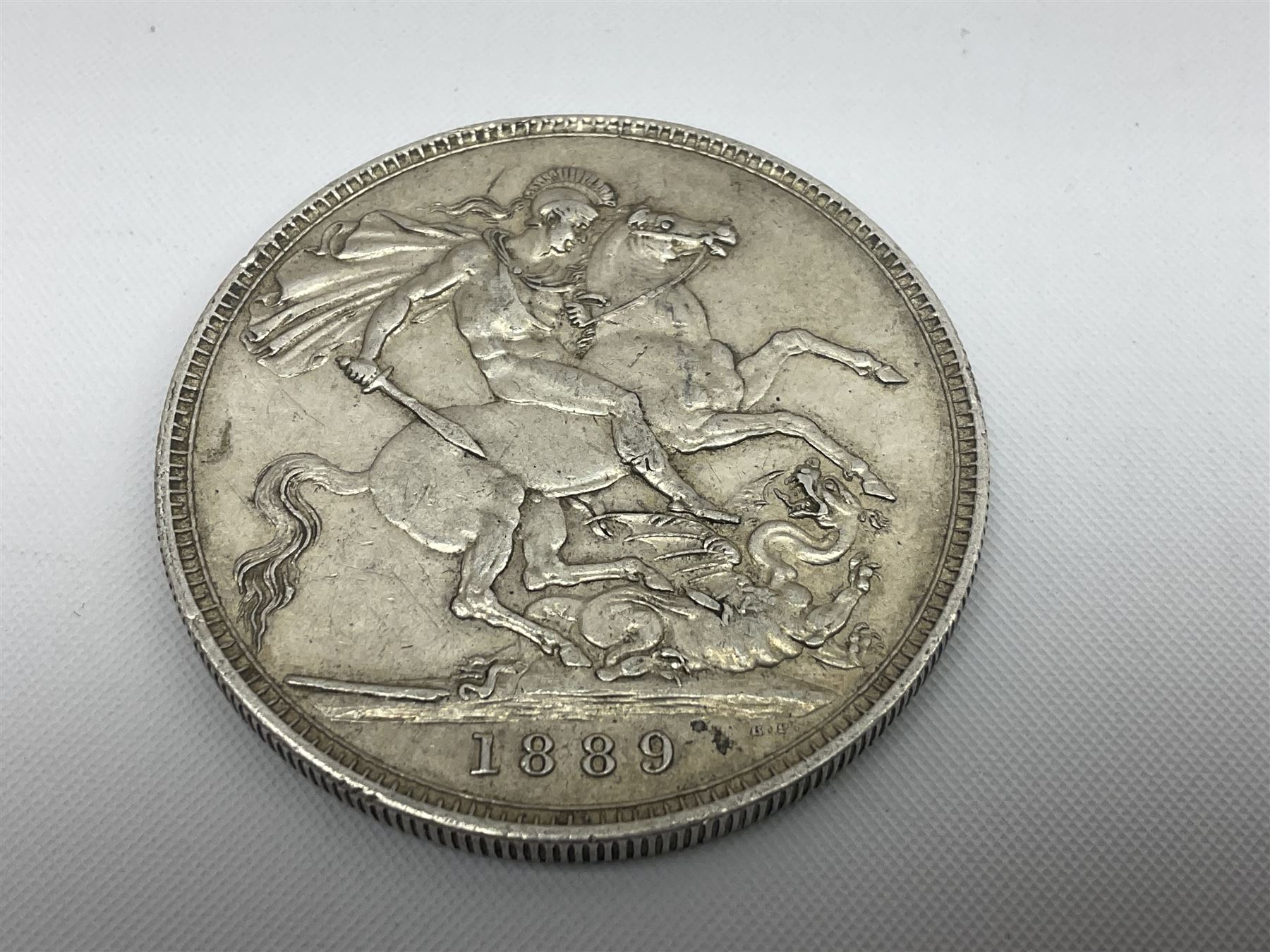 Queen Victoria 1889 crown coin - Image 9 of 9