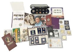 Coins including Royal Mint 2000 'Time Capsule'