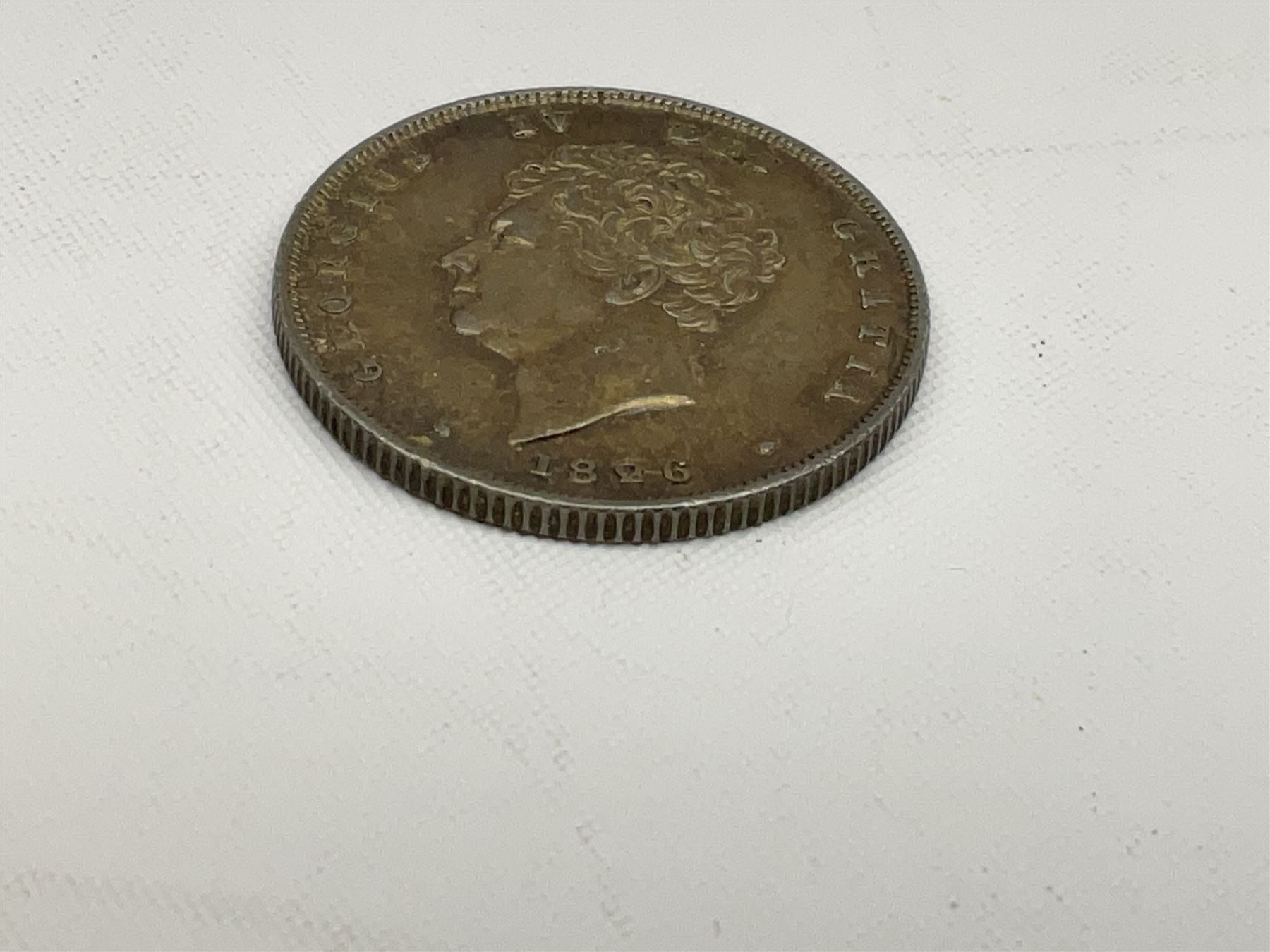 King George IV 1826 shilling coin - Image 3 of 6