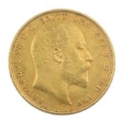 King Edward VII 1904 gold full sovereign coin