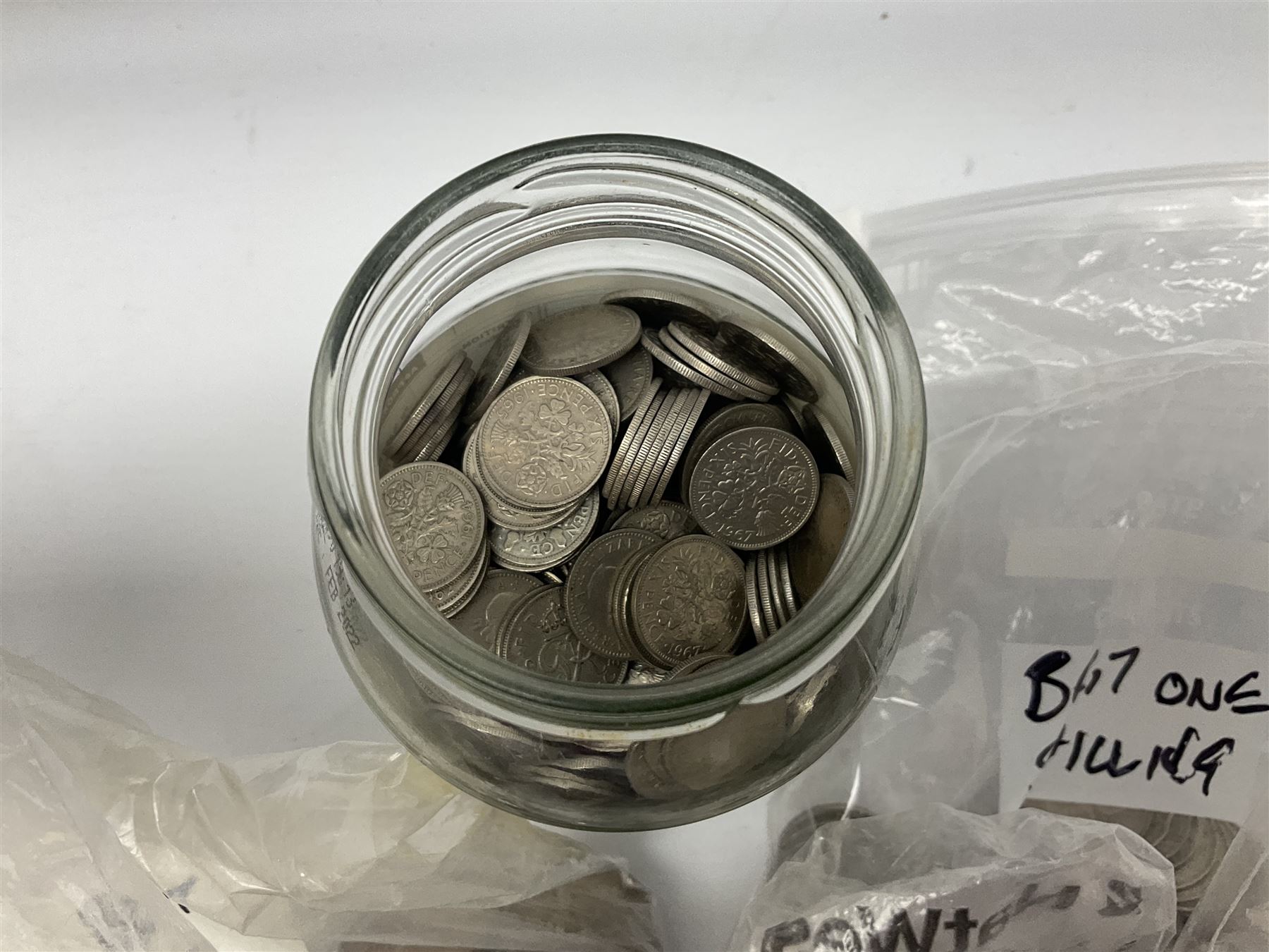 Mostly Great British pre-decimal coinage including pennies - Image 2 of 2