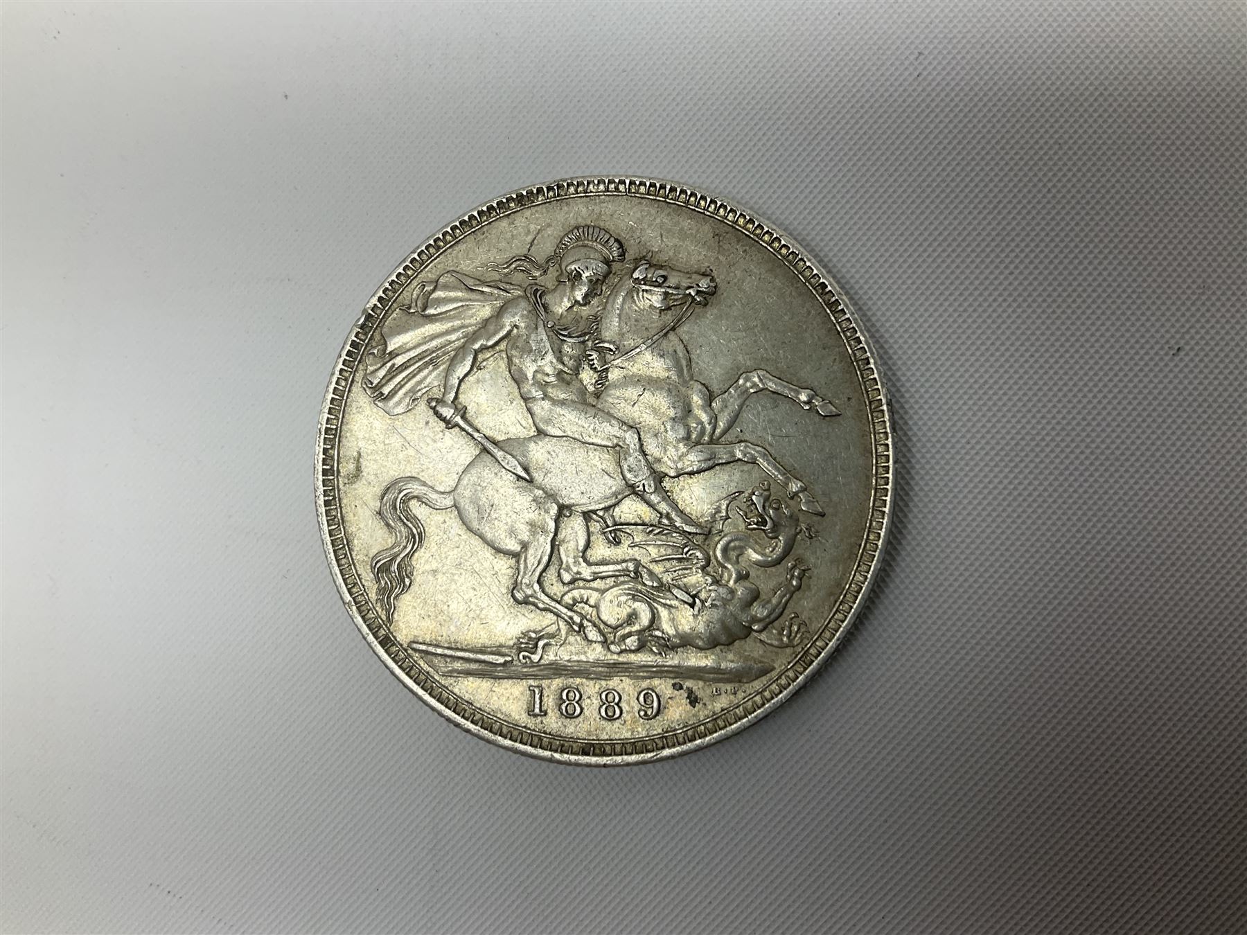 Queen Victoria 1889 crown coin - Image 6 of 9