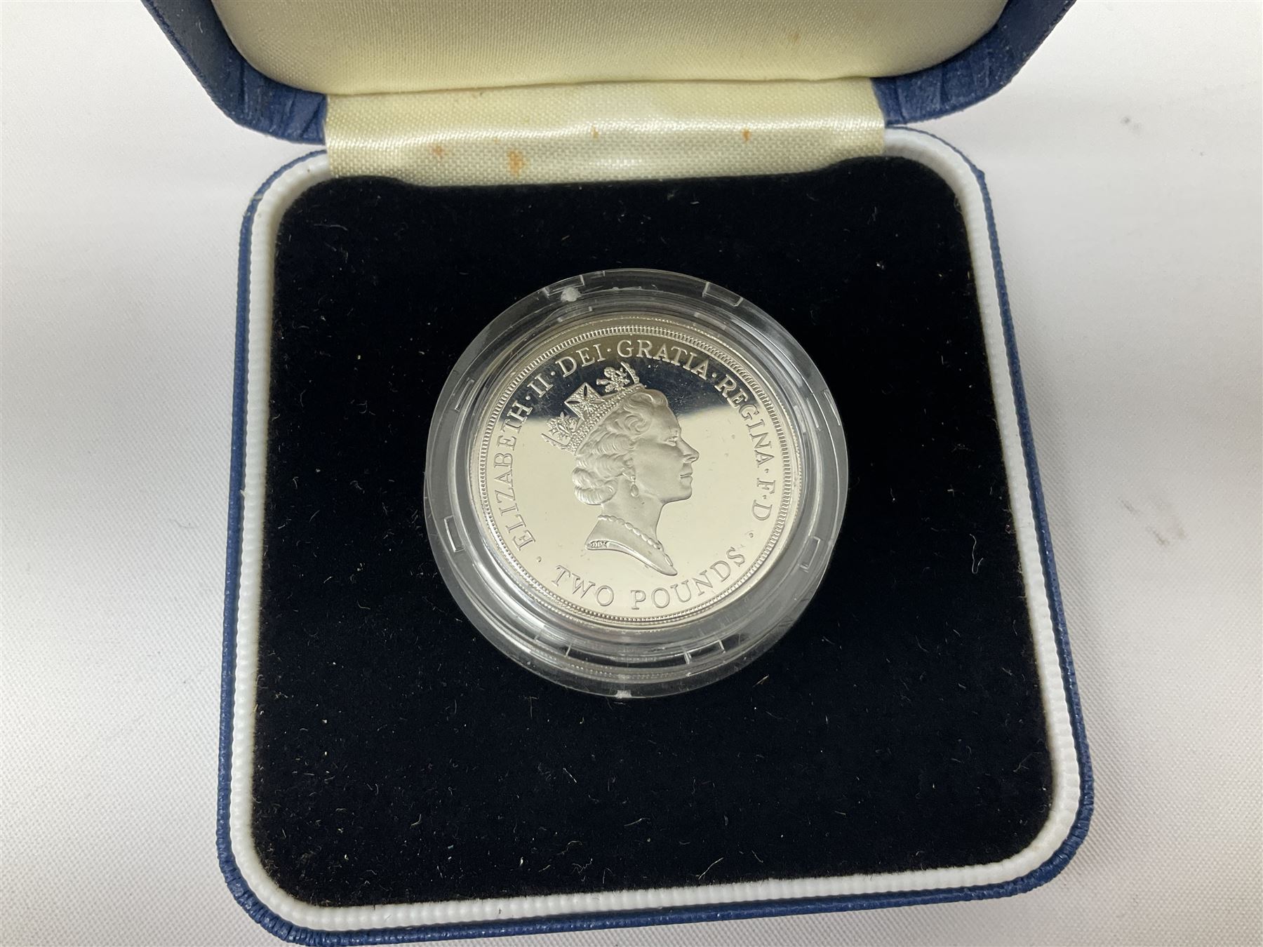 Four The Royal Mint United Kingdom silver proof coins - Image 7 of 9