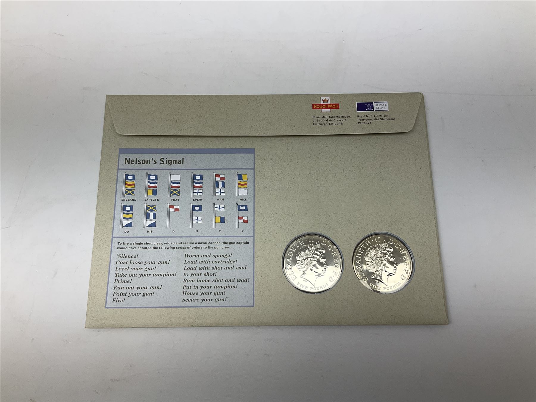 Twenty-one five pound coin covers - Image 3 of 7