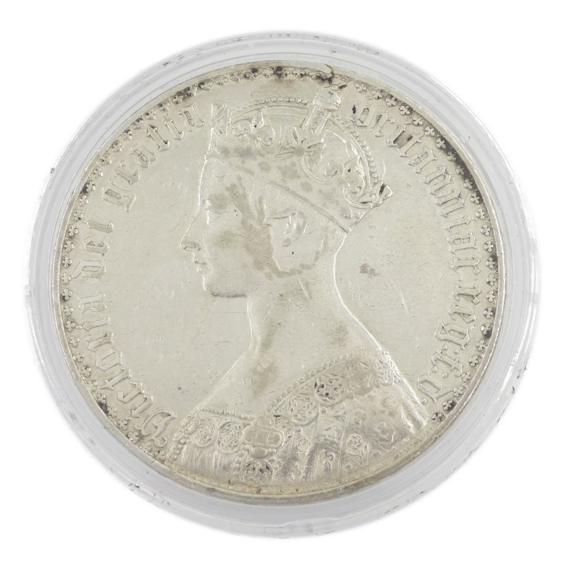 Queen Victoria 1847 Gothic crown coin