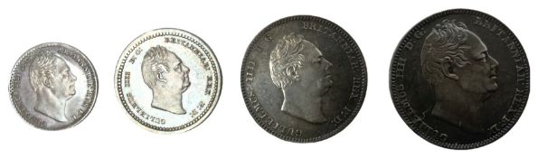 King William IIII 1831 maundy coin set