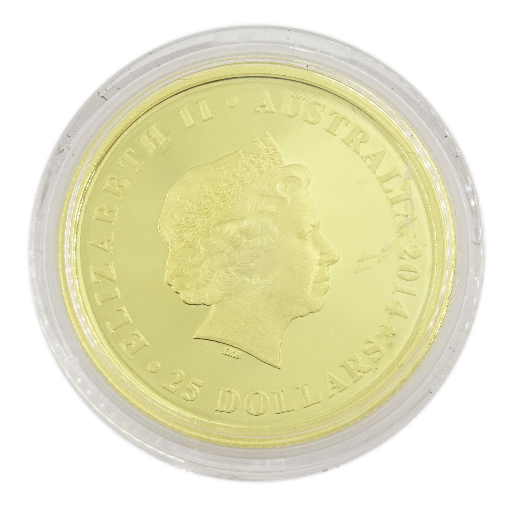 Queen Elizabeth II 2014 Australian gold proof full sovereign coin