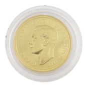 King George VI 1937 gold proof full sovereign coin