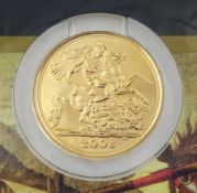 Queen Elizabeth II 2008 gold full sovereign coin