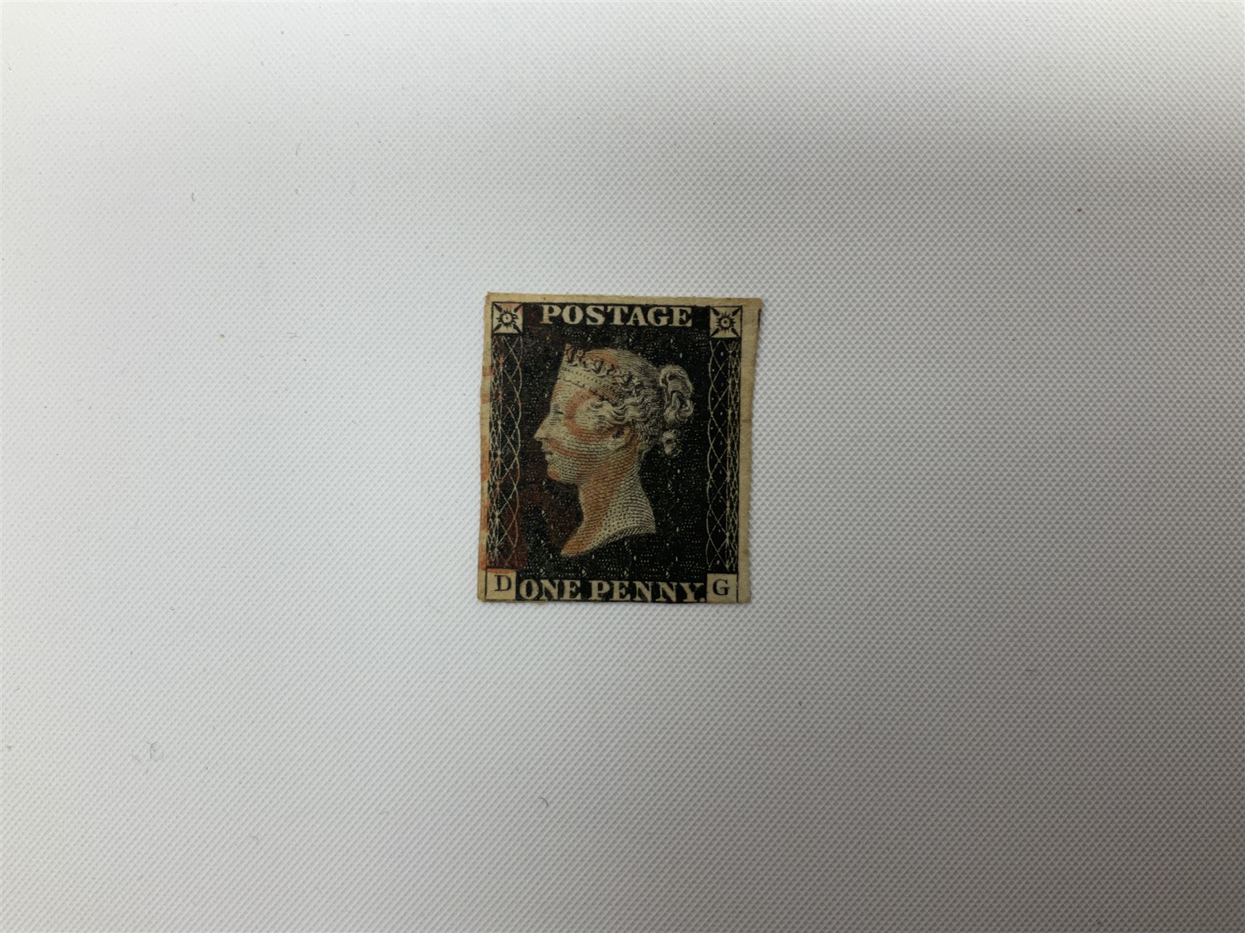 Great Britain Queen Victoria penny black stamp - Image 2 of 9