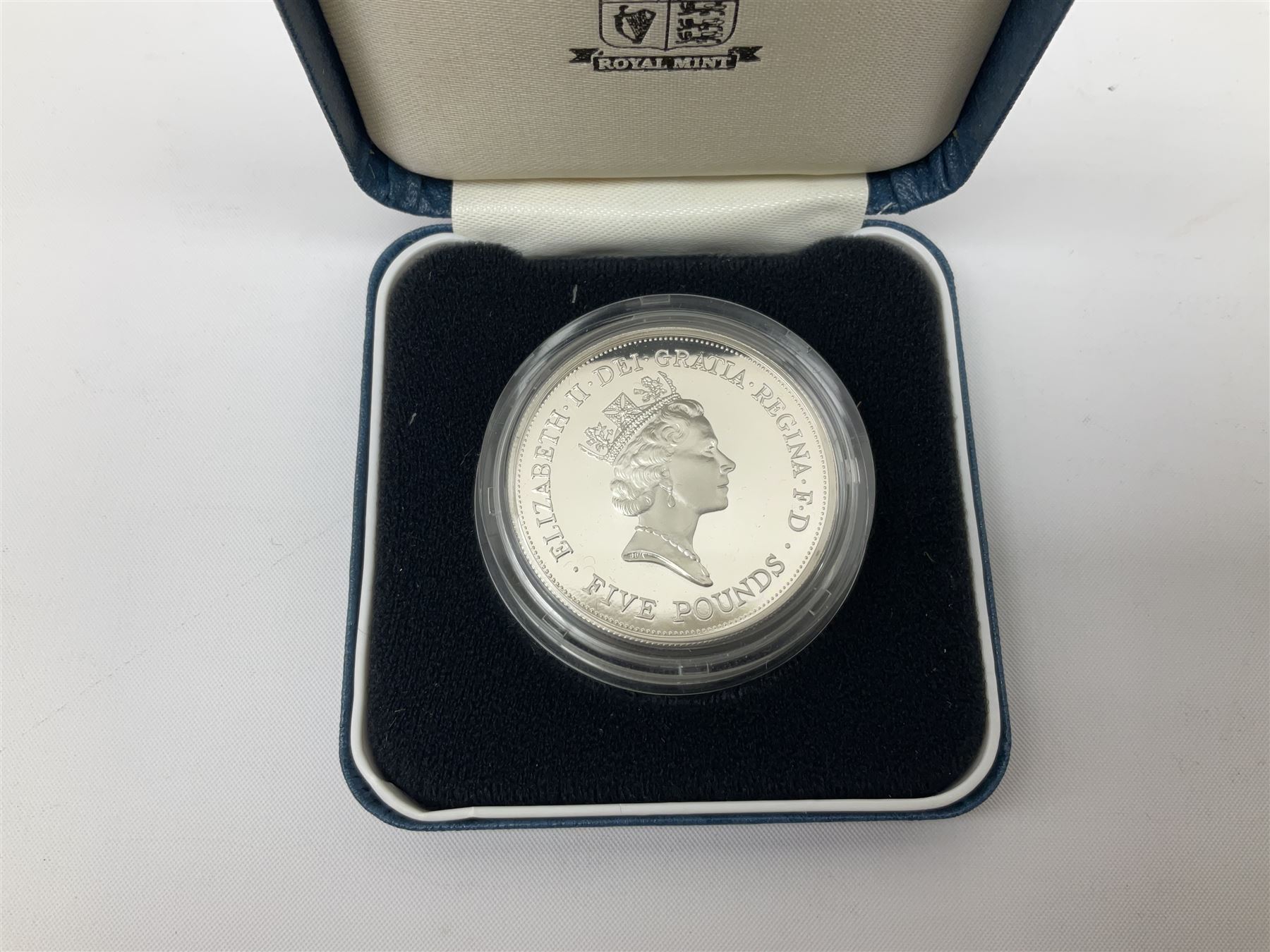 Four The Royal Mint United Kingdom silver proof coins - Image 3 of 9