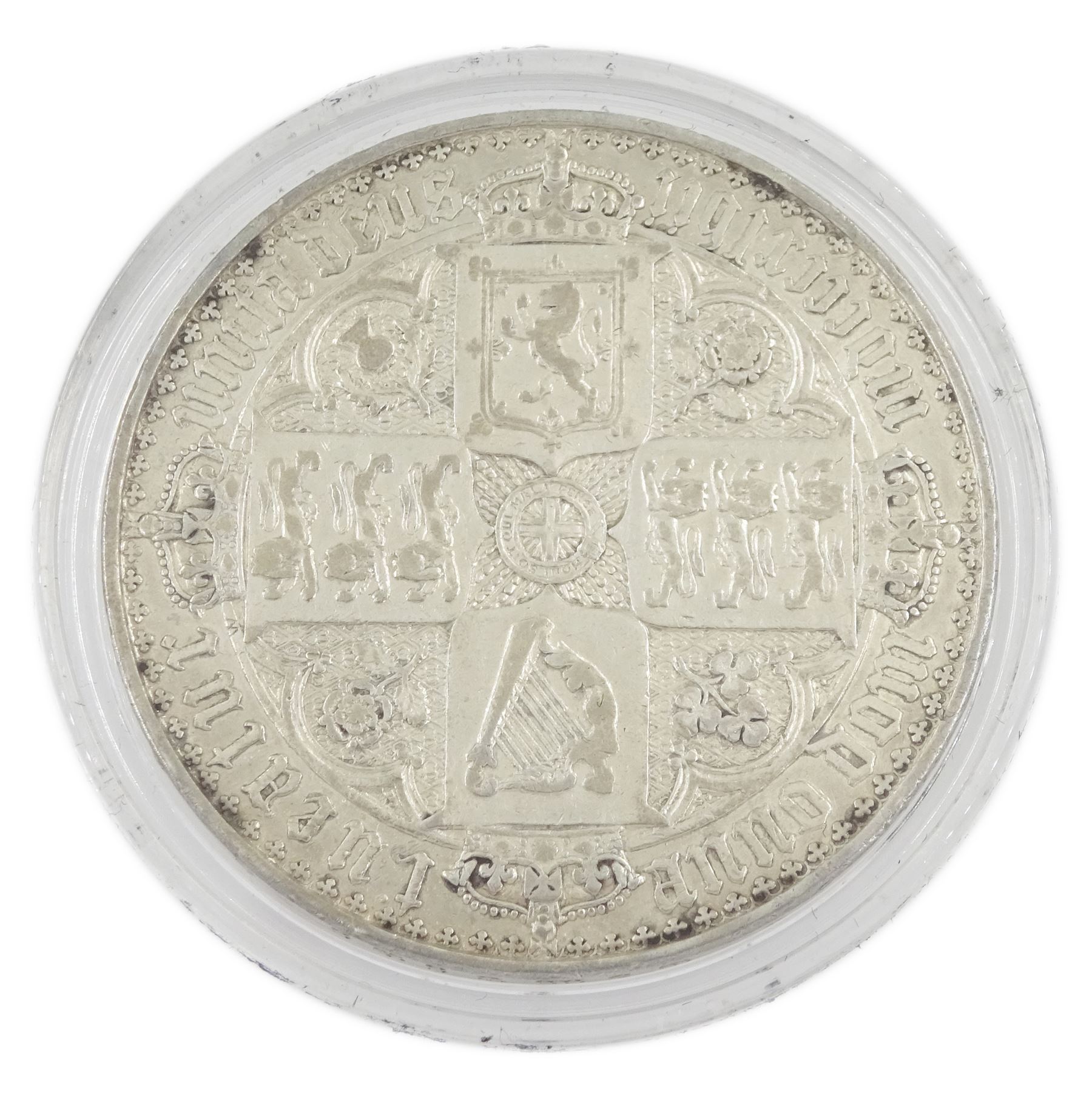 Queen Victoria 1847 Gothic crown coin - Image 2 of 3