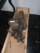 Woden 190 7A bench vice - THIS LOT IS TO BE COLLECTED BY APPOINTMENT FROM DUGGLEBY STORAGE