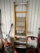 Bratts fibreglass four tread folding step ladders - THIS LOT IS TO BE COLLECTED BY APPOINTMENT FROM