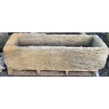 19th century rectangular stone trough - THIS LOT IS TO BE COLLECTED BY APPOINTMENT FROM DUGGLEBY STO