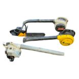 Two Ryobi petrol leaf blowers