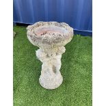 Composite stone cherub planter - THIS LOT IS TO BE COLLECTED BY APPOINTMENT FROM DUGGLEBY STORAGE