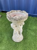 Composite stone cherub planter - THIS LOT IS TO BE COLLECTED BY APPOINTMENT FROM DUGGLEBY STORAGE