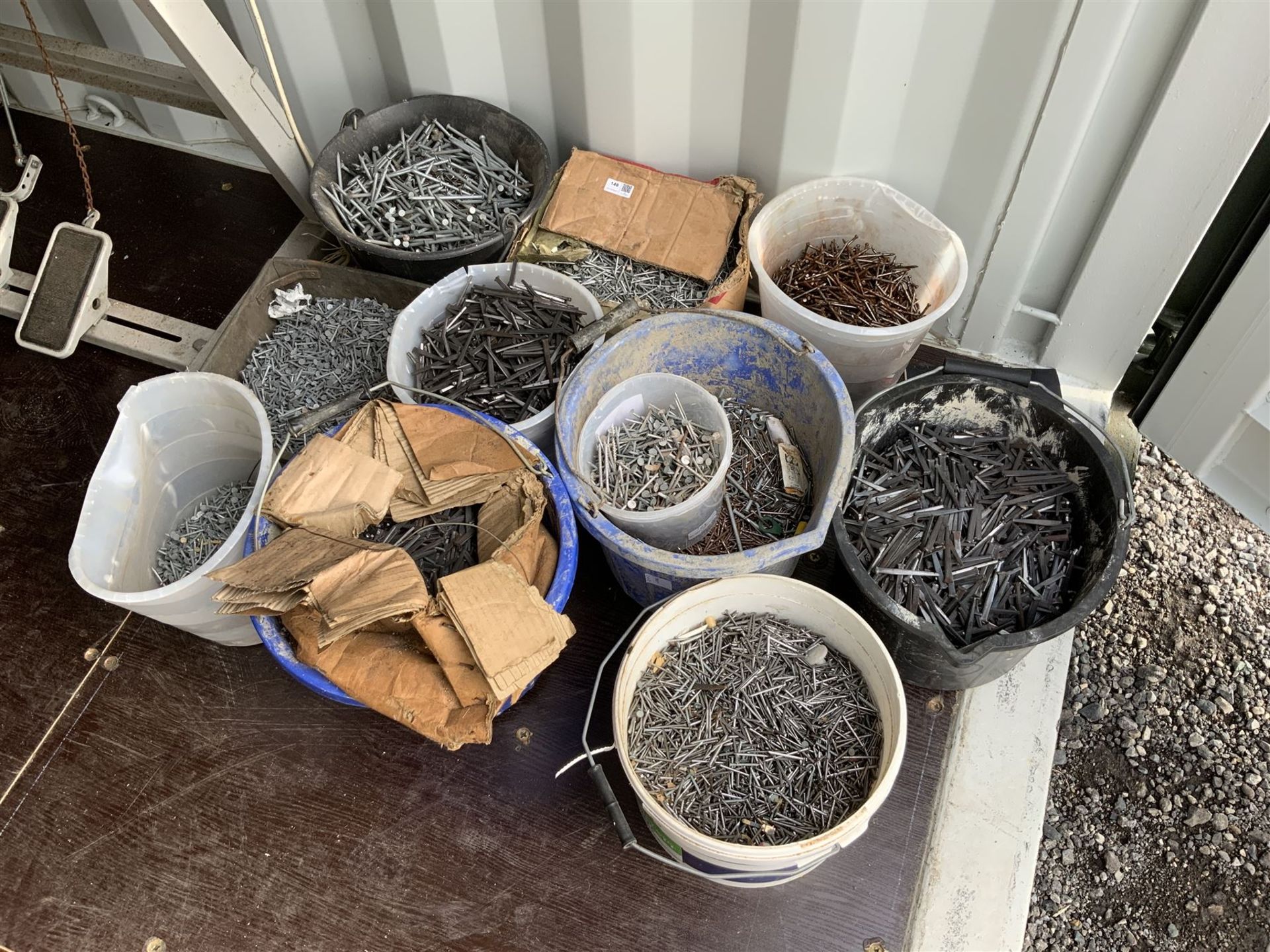 Quantity of unused nails and tacks - THIS LOT IS TO BE COLLECTED BY APPOINTMENT FROM DUGGLEBY STORAG
