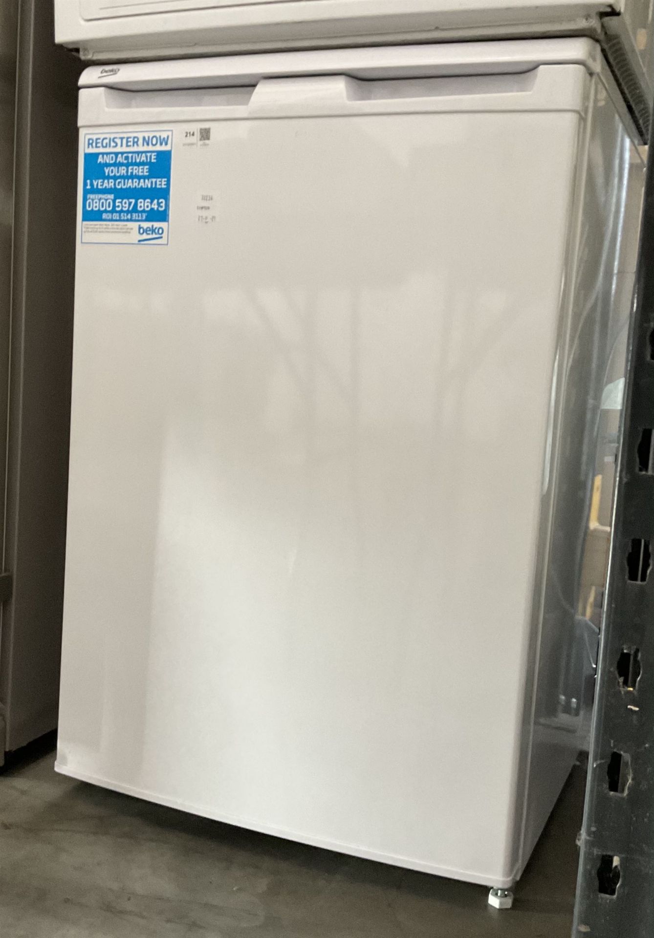 Beko F5033W three compartment freezer - THIS LOT IS TO BE COLLECTED BY APPOINTMENT FROM DUGGLEBY STO