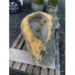 19th century unusual shaped stone trough - THIS LOT IS TO BE COLLECTED BY APPOINTMENT FROM DUGGLEBY