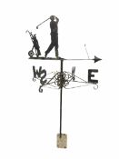 Wrought metal weathervane