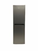 Hotpoint grey finish fridge/freezer (2016) - THIS LOT IS TO BE COLLECTED BY APPOINTMENT FROM DUGGLEB