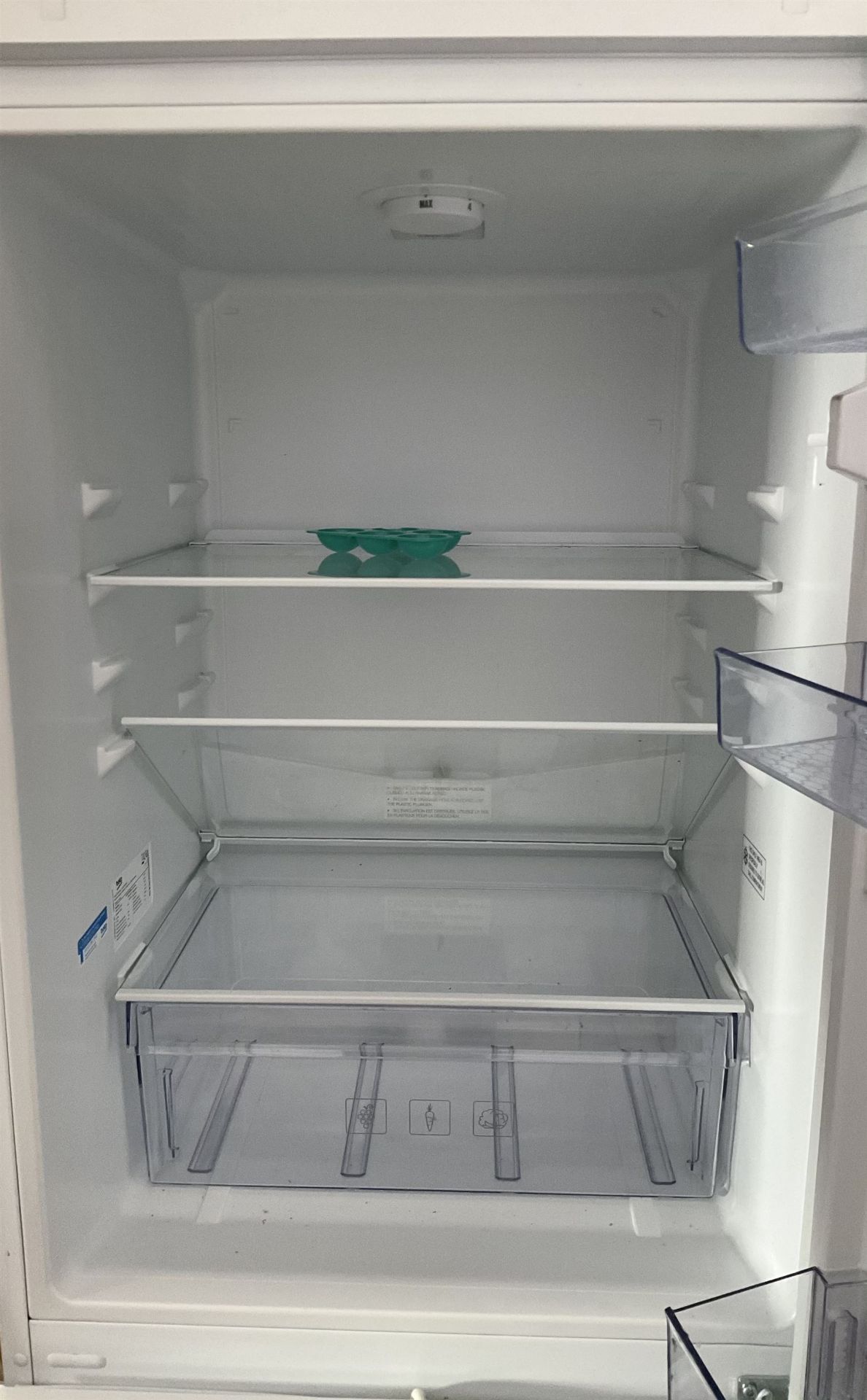 Beko CXFG1552W fridge freezer - THIS LOT IS TO BE COLLECTED BY APPOINTMENT FROM DUGGLEBY STORAGE - Image 2 of 3