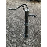Victorian style painted cast iron water pump - THIS LOT IS TO BE COLLECTED BY APPOINTMENT FROM DUGGL