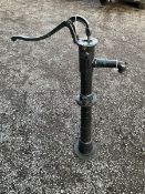 Victorian style painted cast iron water pump - THIS LOT IS TO BE COLLECTED BY APPOINTMENT FROM DUGGL